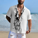 Skull Eye Printed Shirt For Men