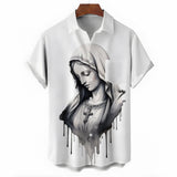 Our Lady Personalized Printed Shirt For Men