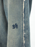 Men's Faded Patchwork Distressed Loose Jeans