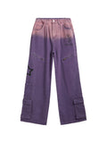 Star Spider Web Orint Cargo Jeans