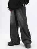 Men's Washed Ombre Loose Jean