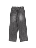 Jean ample ample Dangle gris vintage pour hommes