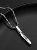 Men's Hip Pop Spiral Pendant Necklace