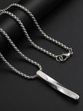 Men's Hip Pop Spiral Pendant Necklace