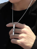 Men's Hip Pop Spiral Pendant Necklace