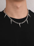 Collier pendentif à tige Hip Pop pour hommes