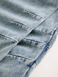 Men's Washed Multi Pocket Cargo Jeans