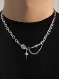 Collier pendentif Hip Pop Star pour hommes