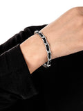 Bracelet simple en acier titane pour hommes