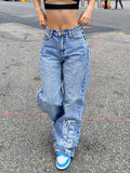 Basic Wash Straight Leg Boyfriend Jeans