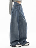 Dark Wash Vintage Baggy Boyfriend Jeans