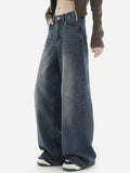 Dark Wash Vintage Baggy Boyfriend Jeans