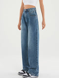 Dark Wash Vintage Baggy Boyfriend Jeans