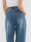 Dark Wash Vintage Baggy Boyfriend Jeans