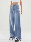 Dark Wash Vintage Baggy Boyfriend Jeans