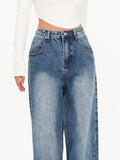 Dark Wash Vintage Baggy Boyfriend Jeans