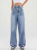 Dark Wash Vintage Baggy Boyfriend Jeans