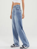 Dunkel verwaschene Vintage-Baggy-Boyfriendjeans