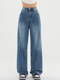 Dunkel verwaschene Vintage-Baggy-Boyfriendjeans