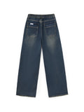 Dunkel verwaschene Vintage-Baggy-Boyfriendjeans