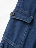 Baggy-Cargojeans in Punk-Blauwaschung