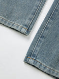 Men's Faded Vintage Denim Loose Jeans