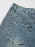 Men's Faded Vintage Denim Loose Jeans