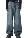 Men's Faded Vintage Denim Loose Jeans