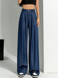 EMMIOL Pleated High Rise 26°C/78°F Air Jeans