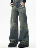 High Street Flare Jeans mit weitem Bein und leicht ausgestelltem Bein