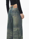 High Street Flare Jeans mit weitem Bein und leicht ausgestelltem Bein