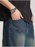 Trendy Washed Straight Loose Jeans