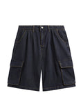 Short en jean ample de style ancien