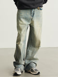 Men's Pure Cotton Basic Light Blue Boyfriend Jeans