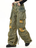 Wasteland, Wind And Water To Make Old Holes Cargo Jeans