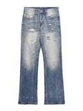 Retro Helle Farbe Micro Lautsprecher Lose Jeans