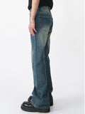 Personalized Straight Micro Speaker Loose Jeans