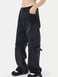 Loose straight wide leg Boyfriend Jeans