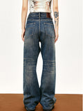 Distressed bamboo casual Boyfriend Jeans