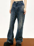 Distressed bamboo casual Boyfriend Jeans