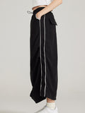 American pleated slit woven Maxi Skirts