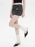 Work Style Pocket A-Line Mini Skirts