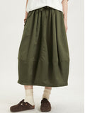 Versatile High Waist Casual Skirt Maxi Skirts