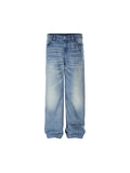 Verwaschene Distressed-Boyfriendjeans