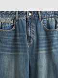 Klassische, lockere Retro-Jeans mit weitem Bein