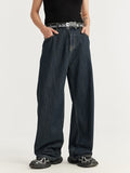 Original Color Washed Wide Leg Loose Jeans