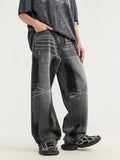 Hip Hop Colored Wide Legs Loose Jeans