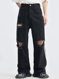 High Street Hole-In-The-Wall-Schlichtheit, lockere Jeans