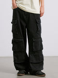 Lockere Broken Straight Cargo Jeans