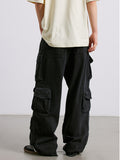 Lockere Broken Straight Cargo Jeans